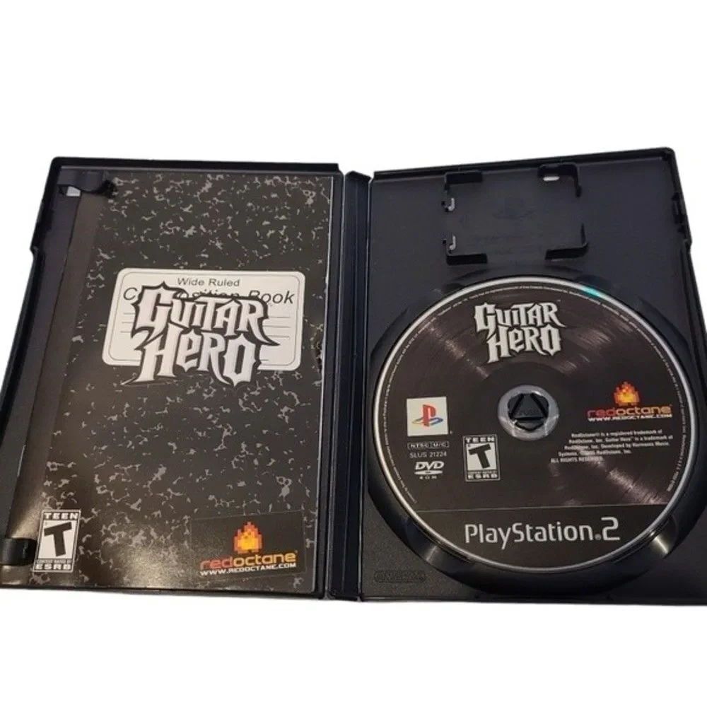 GUITAR HERO Video Game For Sony Playstation 2 + Manual + Case, 2005 - Picture 3 of 4